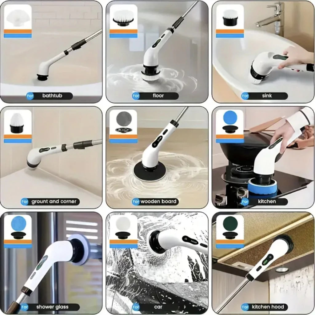 Escova de Limpeza Elétrica Ajustável – HM1104