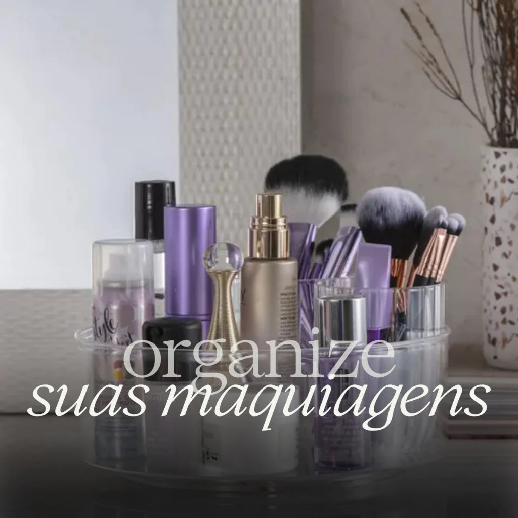 Organizador Giratório Transparente