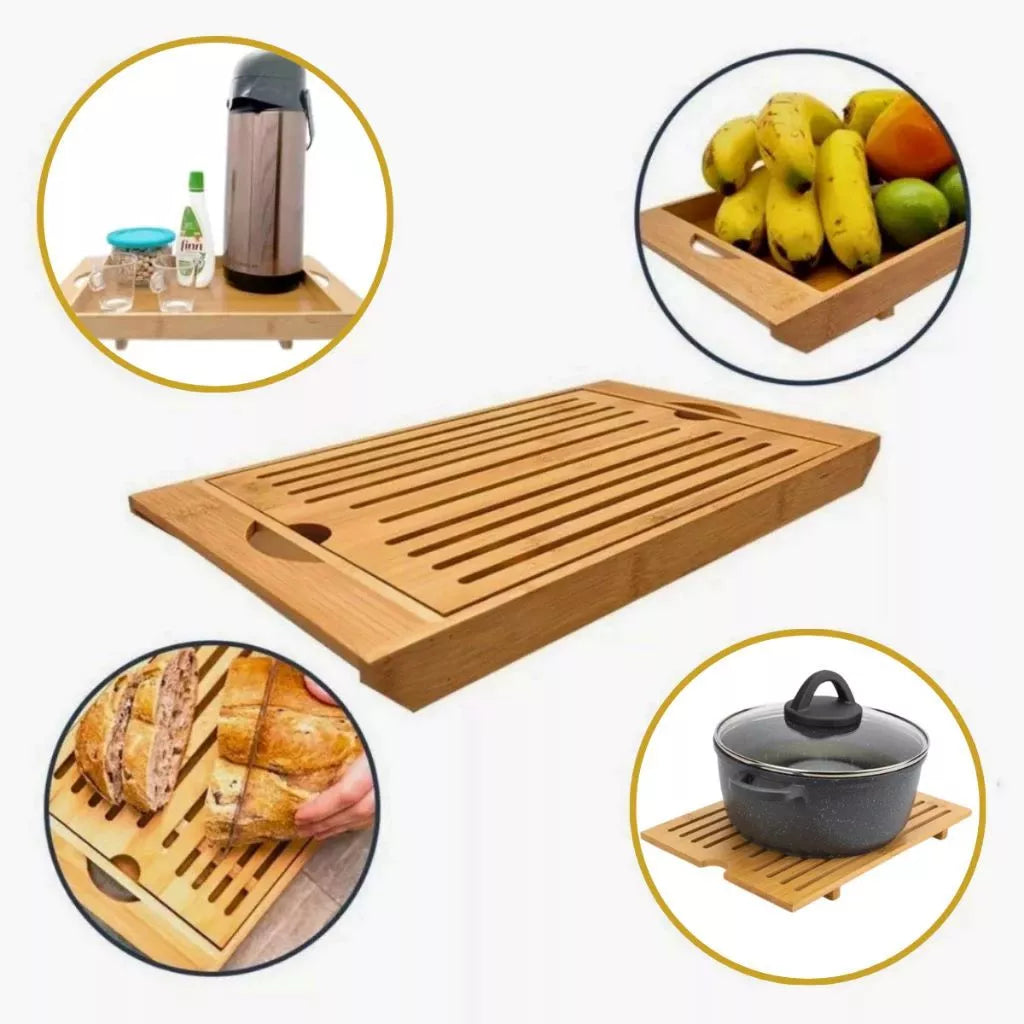 Bandeja Migalheira de Bambu