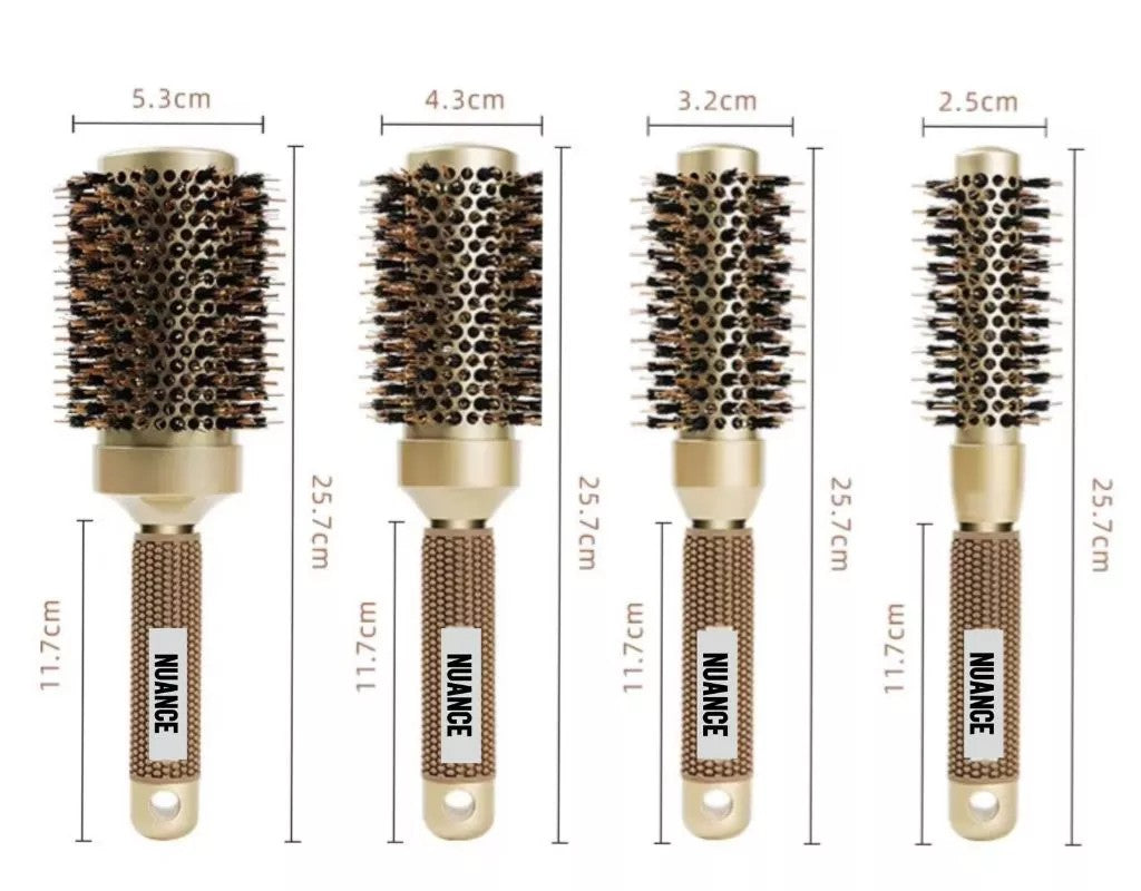 Escova Térmica Nano-Tecnology com Cerdas de Javali