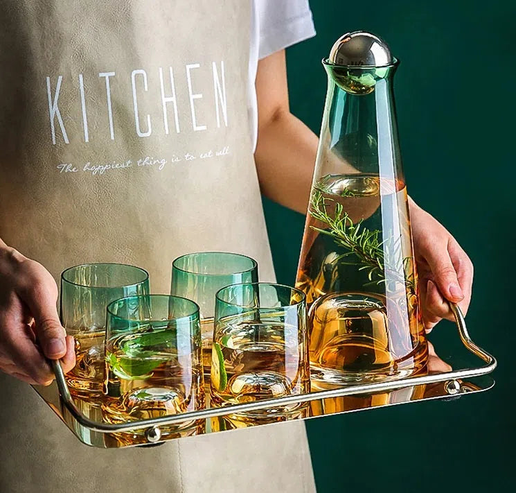 Bandeja Moderna Espelhada – Sofisticação e Estilo para Sua Decoração