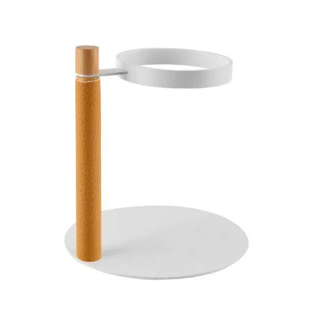 Drip Station para Filtro de Café – Combinação Elegante de Madeira e Metal