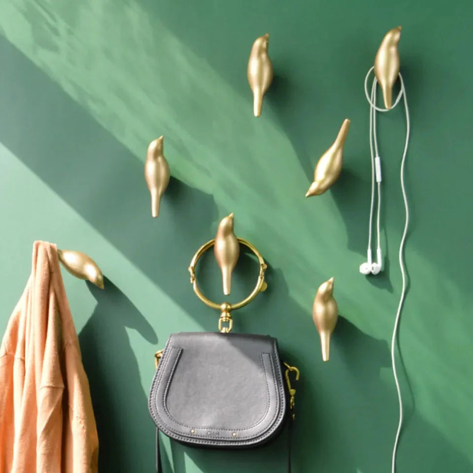 Gancho de Parede Pássaros – 1 Peça de Estilo e Funcionalidade