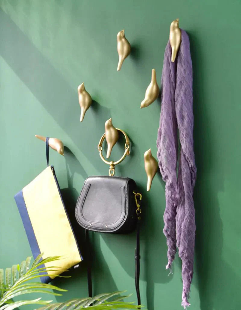 Gancho de Parede Pássaros – 1 Peça de Estilo e Funcionalidade