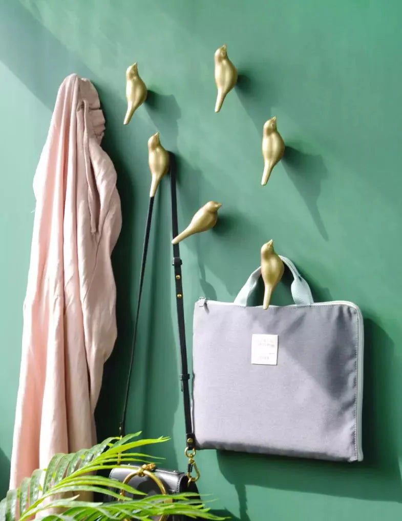 Gancho de Parede Pássaros – 1 Peça de Estilo e Funcionalidade