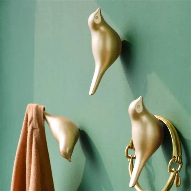 Gancho de Parede Pássaros – 1 Peça de Estilo e Funcionalidade