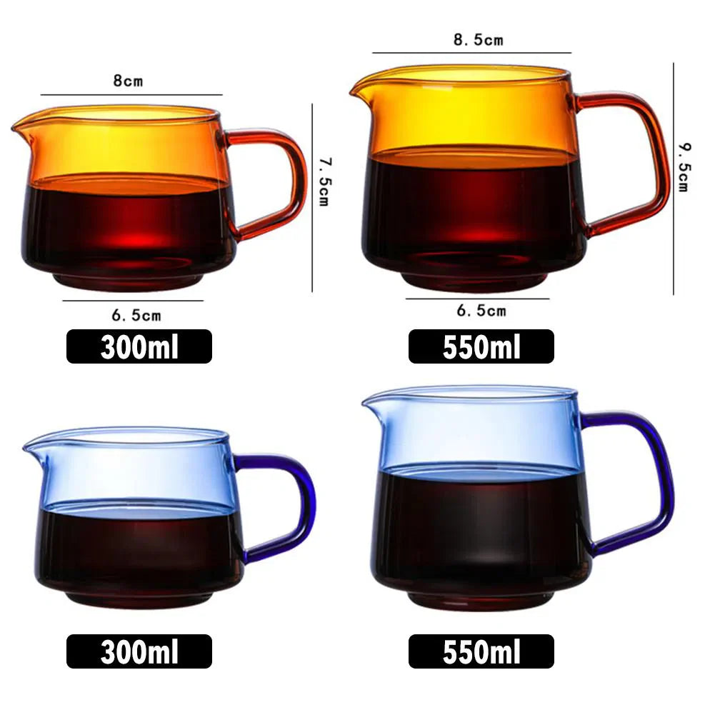 Mini Jarra para Café e Chá - 300ml ou 550ml - Coleção Rainbow