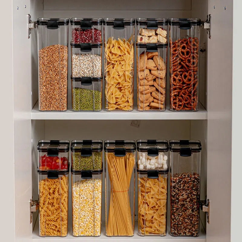 Pote Transparente em Acrílico para Armazenamento de Alimentos – Praticidade e Visibilidade