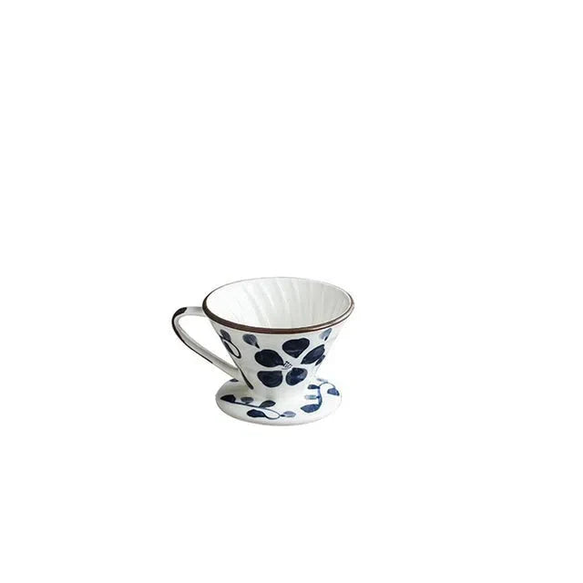 Suporte para Filtro V60 em Cerâmica Pintada à Mão – Elegância e Precisão no Seu Café