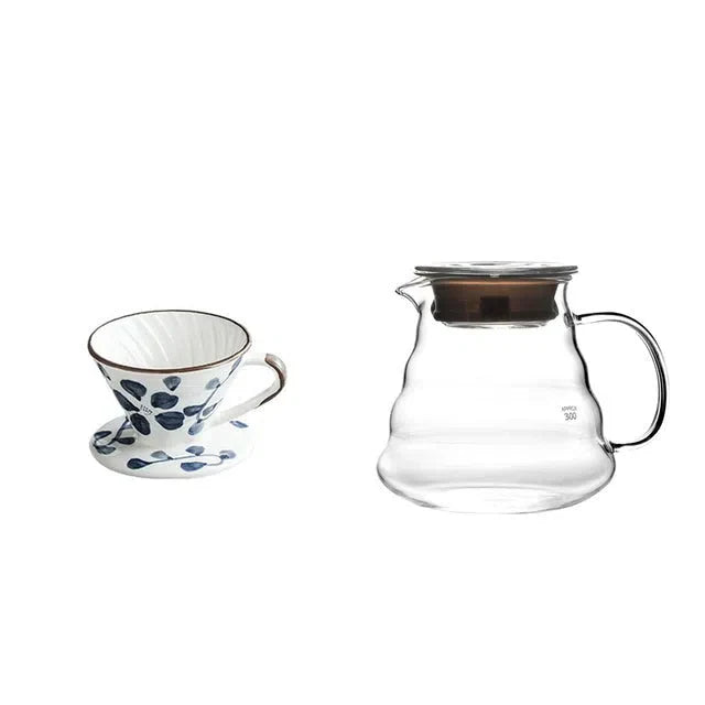 Suporte para Filtro V60 em Cerâmica Pintada à Mão – Elegância e Precisão no Seu Café