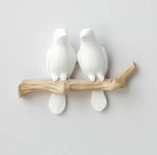 Suporte de Parede Pássaros – Organize com Estilo e Elegância