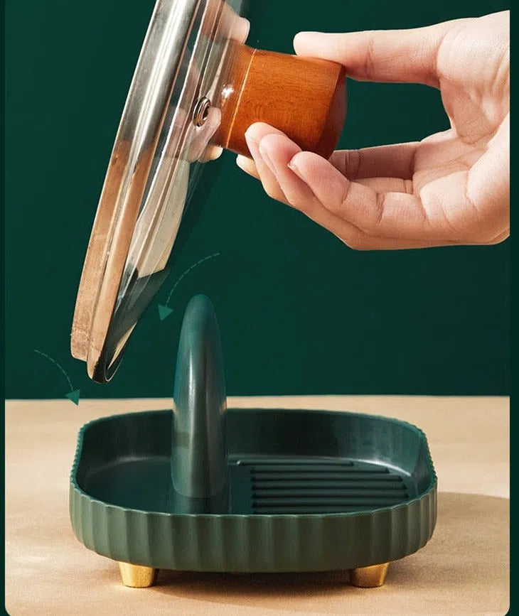 Suporte para Tampa e Descanso de Colher – Praticidade e Organização na Sua Cozinha