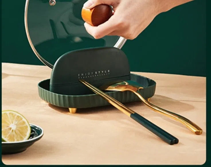 Suporte para Tampa e Descanso de Colher – Praticidade e Organização na Sua Cozinha