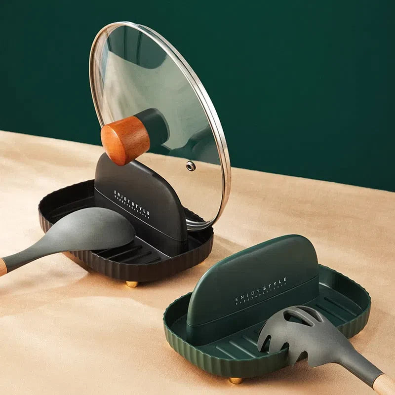 Suporte para Tampa e Descanso de Colher – Praticidade e Organização na Sua Cozinha