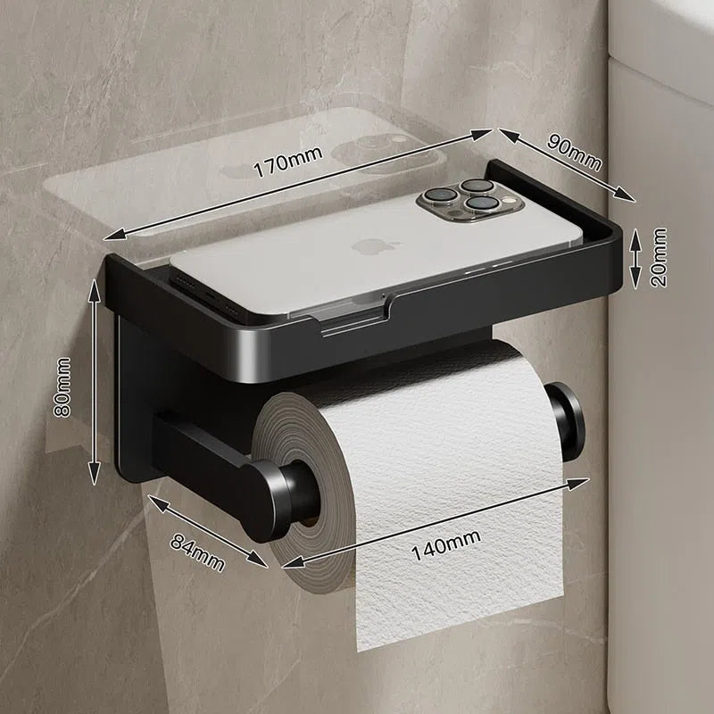 Suporte para Papel Higiênico em Inox – Praticidade e Durabilidade