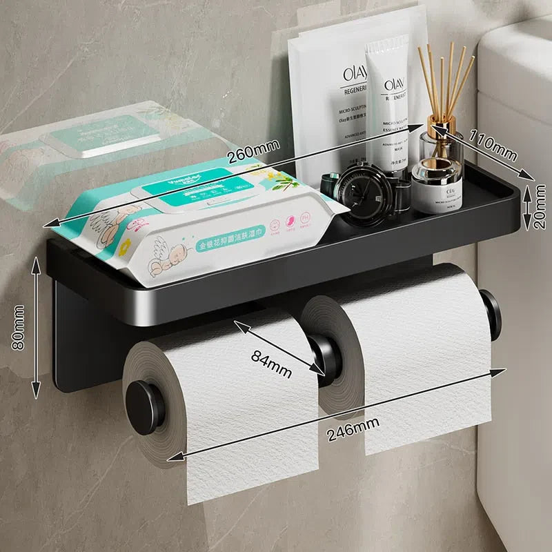 Suporte para Papel Higiênico em Inox – Praticidade e Durabilidade