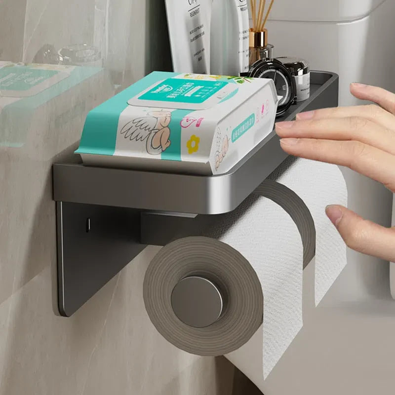 Suporte para Papel Higiênico em Inox – Praticidade e Durabilidade