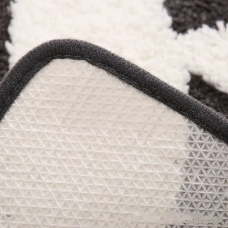 Tapete de Folhas com Base Antiderrapante – Estilo e Segurança para Seu Ambiente