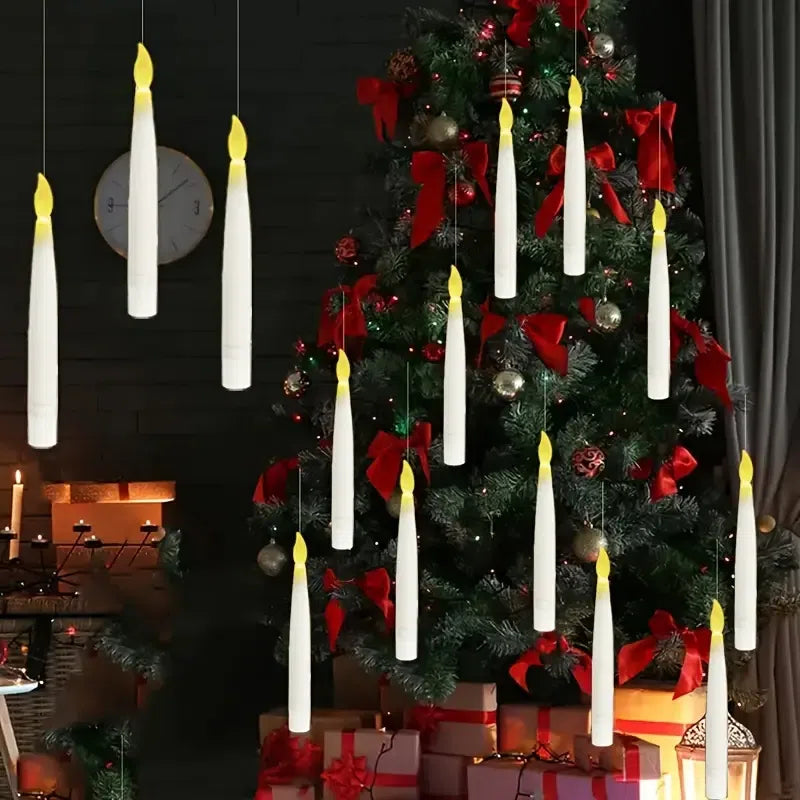 Velas Flutuantes Mágicas Casas Prana – Com Controle de Varinha para Efeitos Encantadores