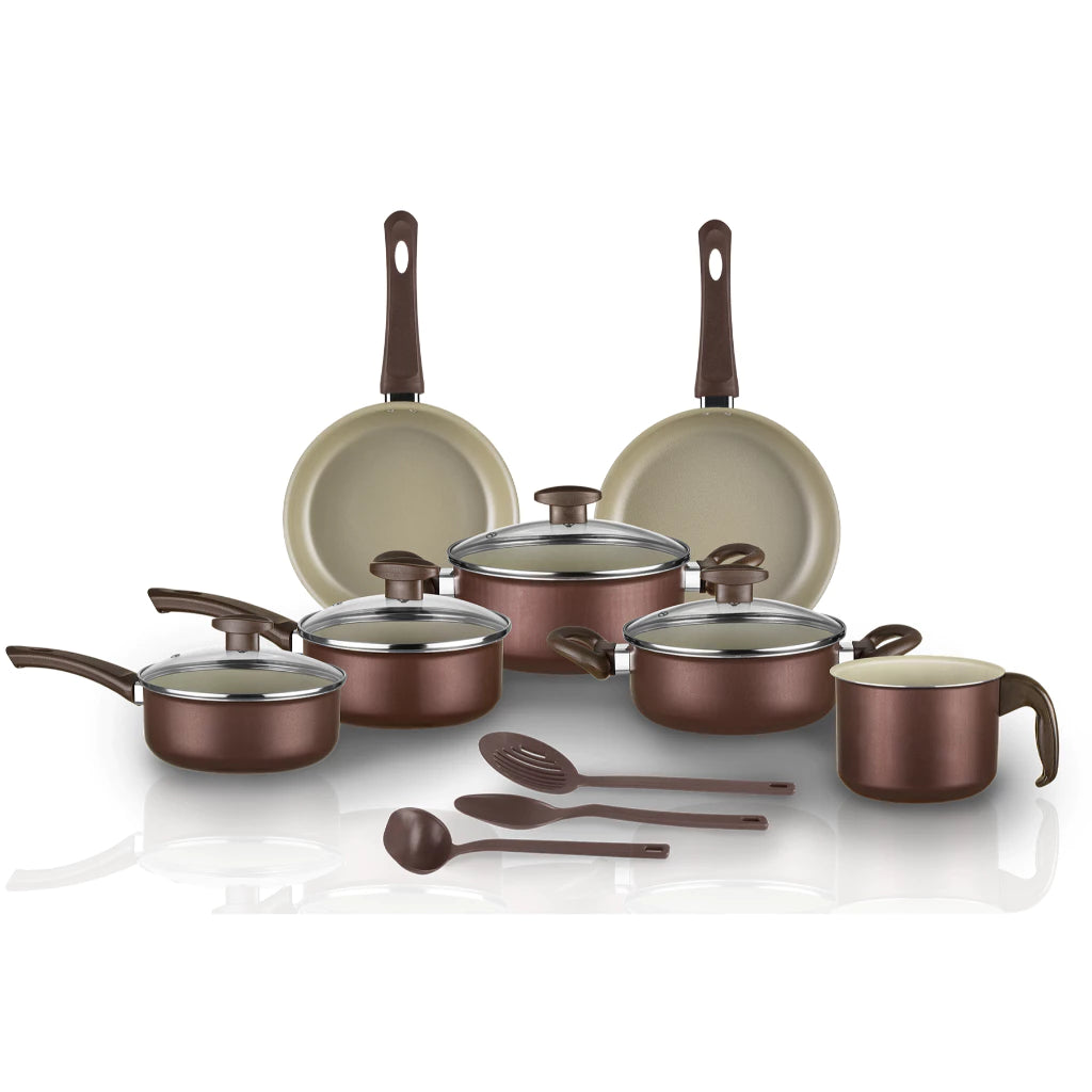 Jogo de Panelas Antiaderente - 10 Peças