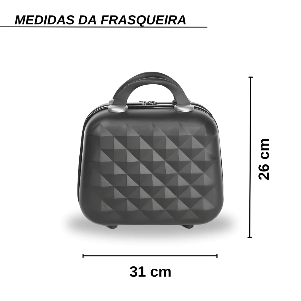 Kit de Malas de Viagem 3 Peças (Regulamentadas ANAC)