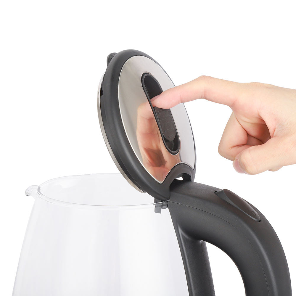 Chaleira Elétrica de Vidro 1.8L com Desligamento Automático