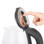 Chaleira Elétrica de Vidro 1.8L com Desligamento Automático