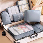 Kit 7 Bolsas Organizadoras para Mala de Viagem
