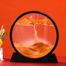 Quadro de Areia Movediça Ornamento 3D – Arte e Movimento em Seu Ambiente