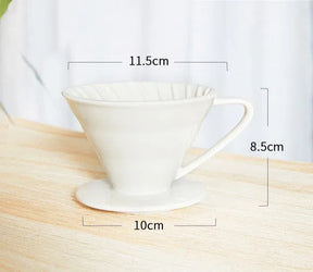 Suporte para Filtro de Café V60 em Cerâmica – Precisão e Estilo no Seu Café