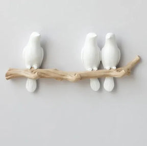 Suporte de Parede Pássaros – Organize com Estilo e Elegância