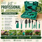 Kit Profissional de Jardinagem com Maleta