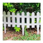 Kit com 24 Cercas Plásticas Decorativas para Jardim Inglês