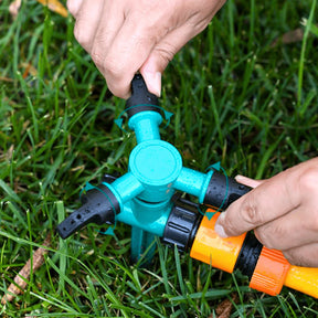 Irrigador Giratório 360 – Aspersor Automático para Jardim e Grama
