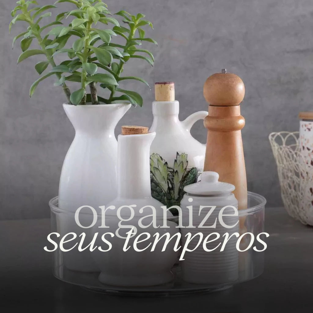 Organizador Giratório Transparente