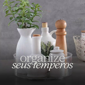 Organizador Giratório Transparente