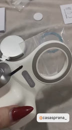 Suporte Magnético para Câmera de Telefone - Panorâmica 360° com Visão Noturna