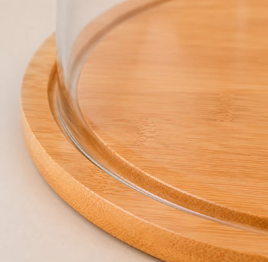 Kit Café da Manhã com 4 Peças – Queijeira, Bolera, Manteigueira e Porta-Pães.