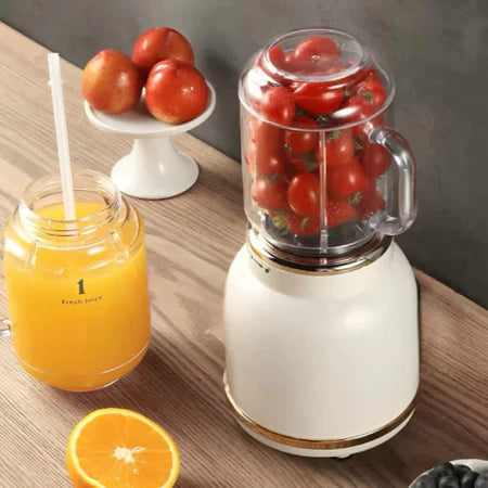 BlenderMix - Mini Liquidificador Portátil Com 10 Lâminas
