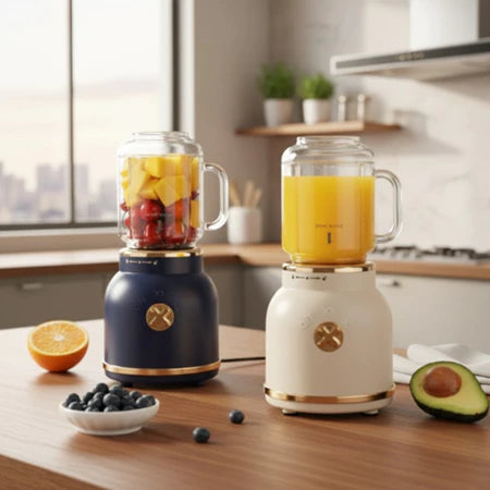 BlenderMix - Mini Liquidificador Portátil Com 10 Lâminas