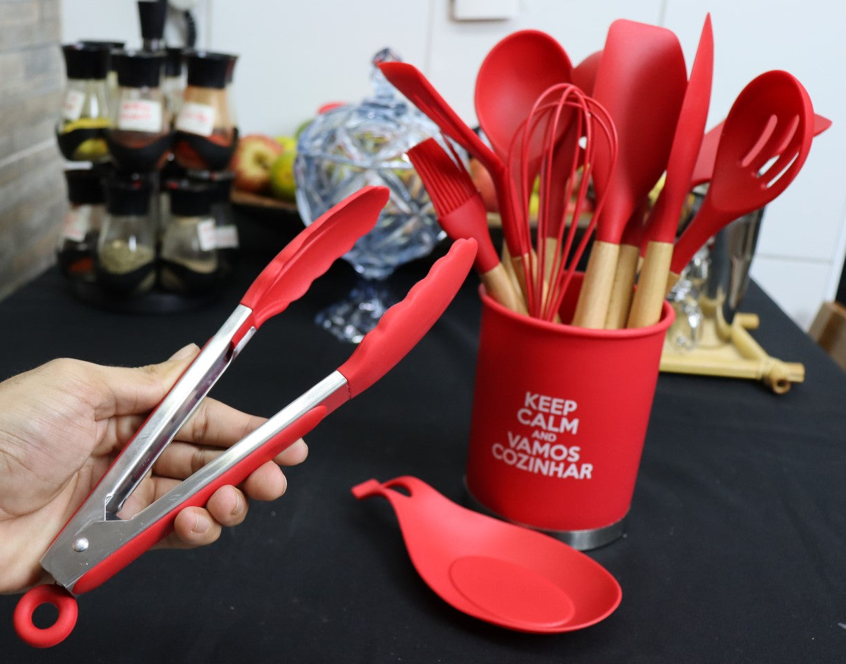 Conjunto Completo de Utensílios para Cozinha - 11 Peças Essenciais